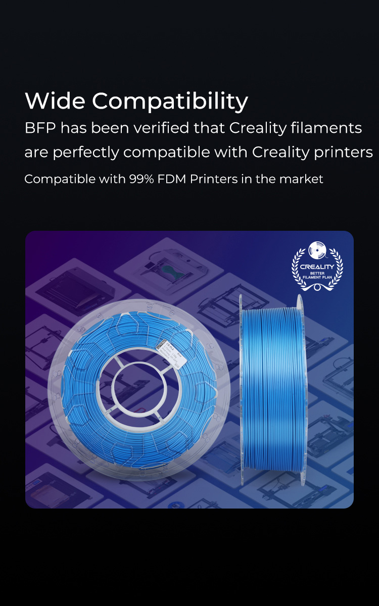 FILAMENT CREALITY CR PLA BLUE 1KG 1.75mm – techtuke