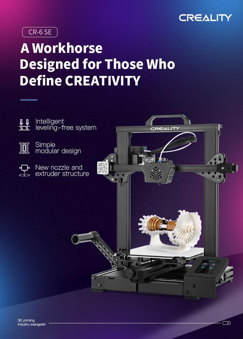 creality cr-6 se 3d printer