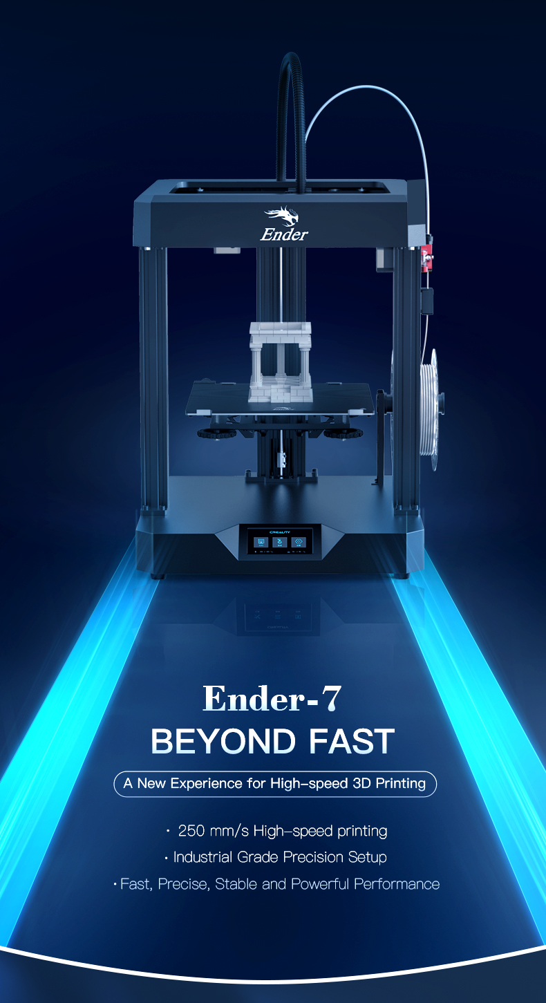 Ender-7 FDM 3d yazıcı-Yüksek hızlı baskı