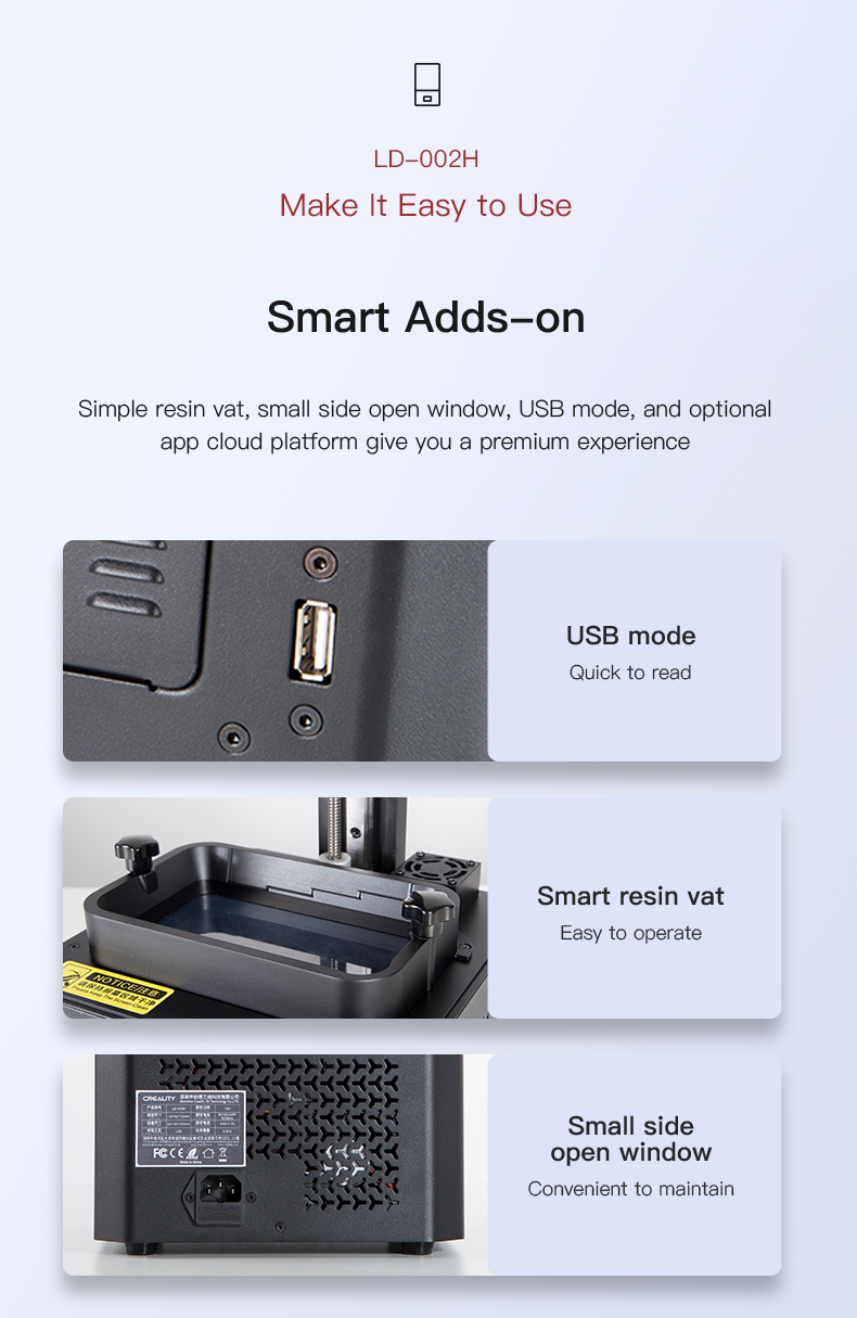 creality ld-002h resin 3d printer