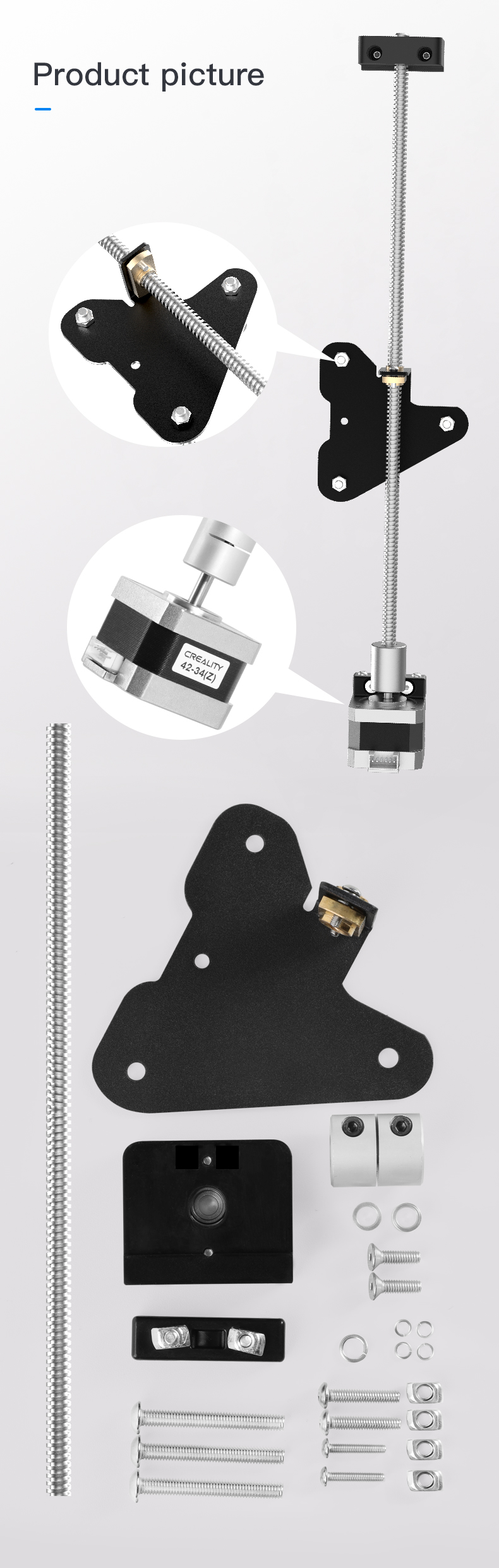 Creality Dual Screw Upgrade Kit