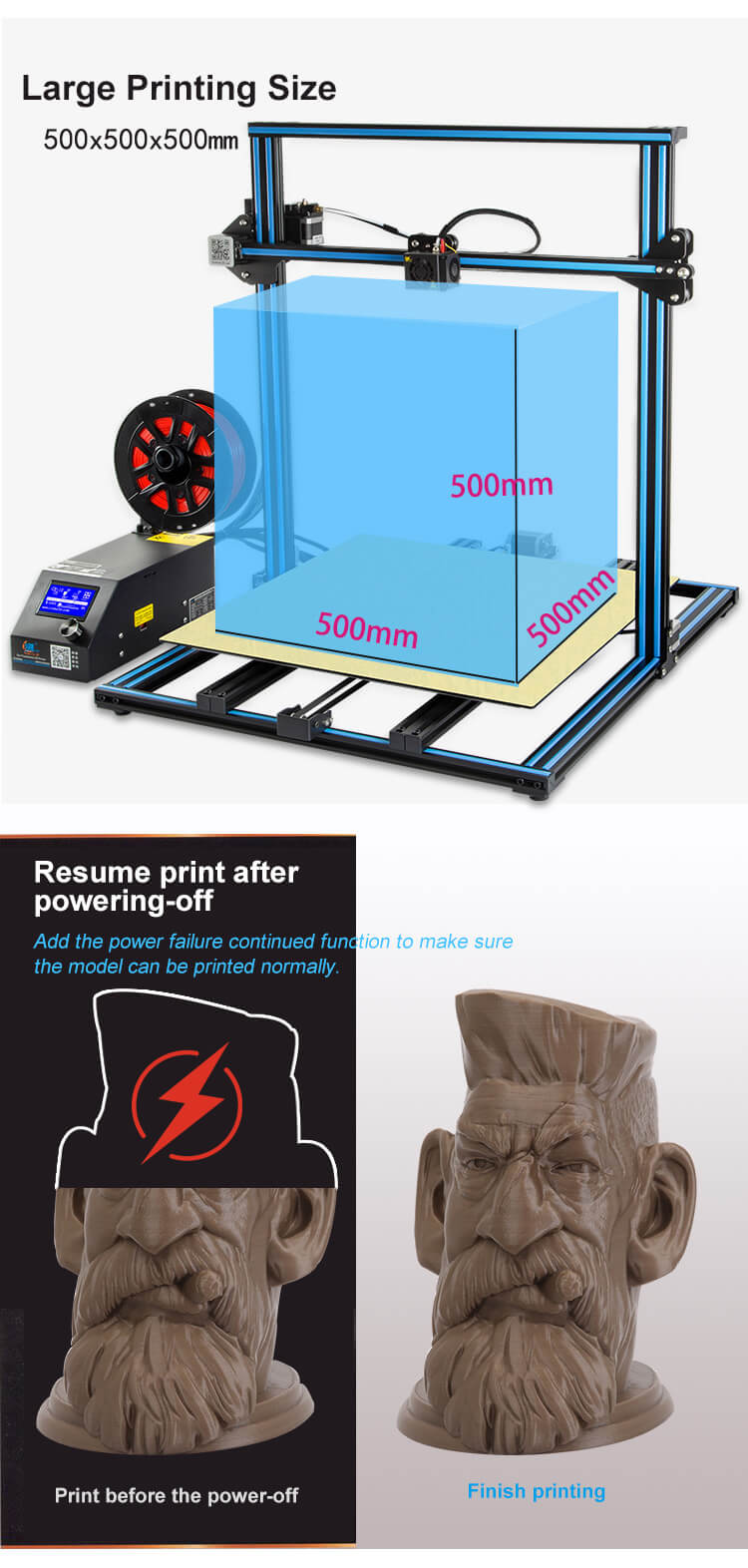 creality cr-10 s5 3d printer