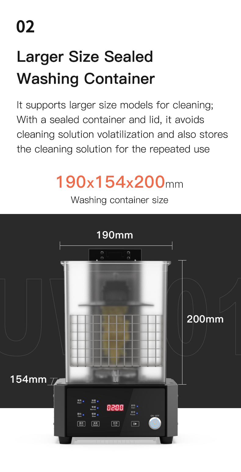 Creality UW-01 Washing And Curing 3D Printer – MadeTheBest