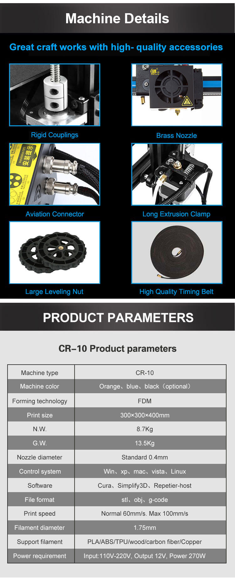 creality cr-10 3d printer