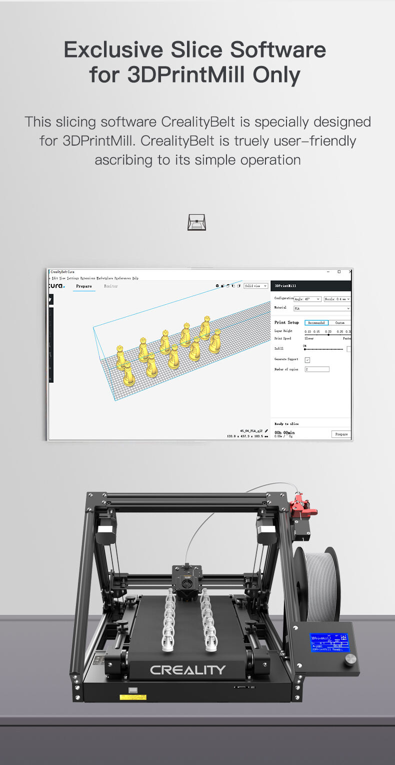 Creality 3DPrintMill (CR-30) 3D Printer