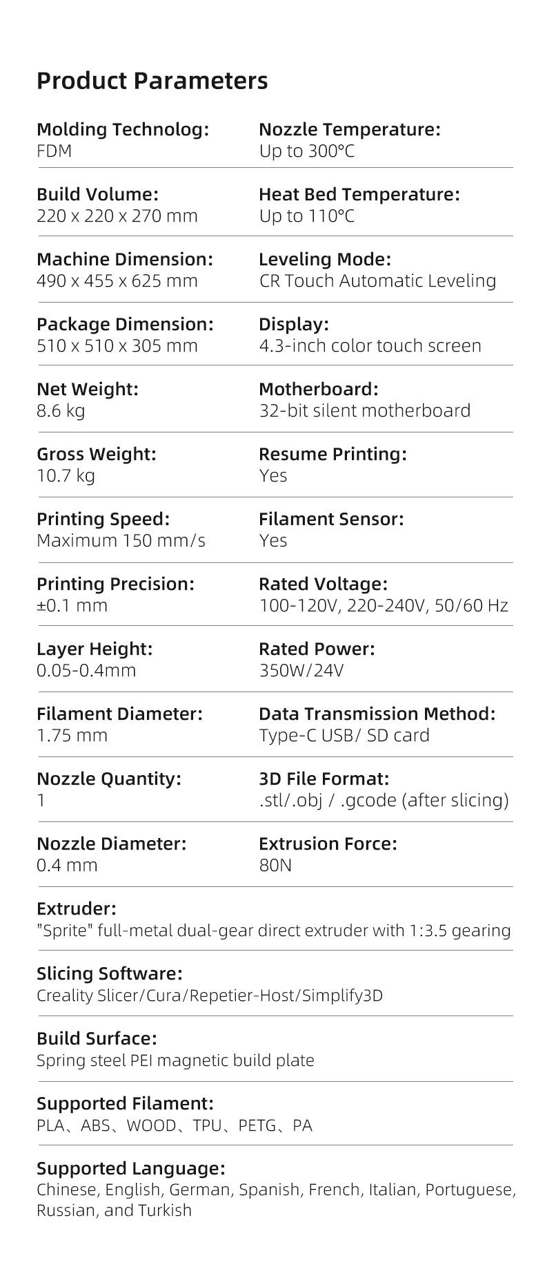 Creality Ender-3 S1 Pro 3d printer