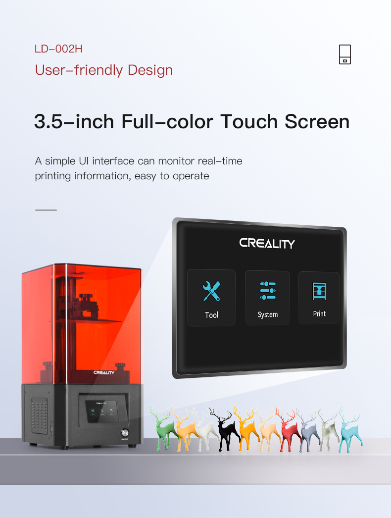 creality ld-002h resin 3d printer