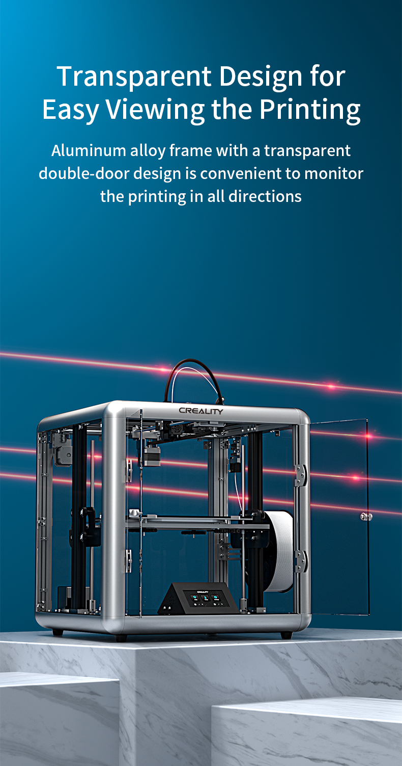 Creality Sermoon D1 Enclosed 3D Printer, Print Volume: 280*260*310