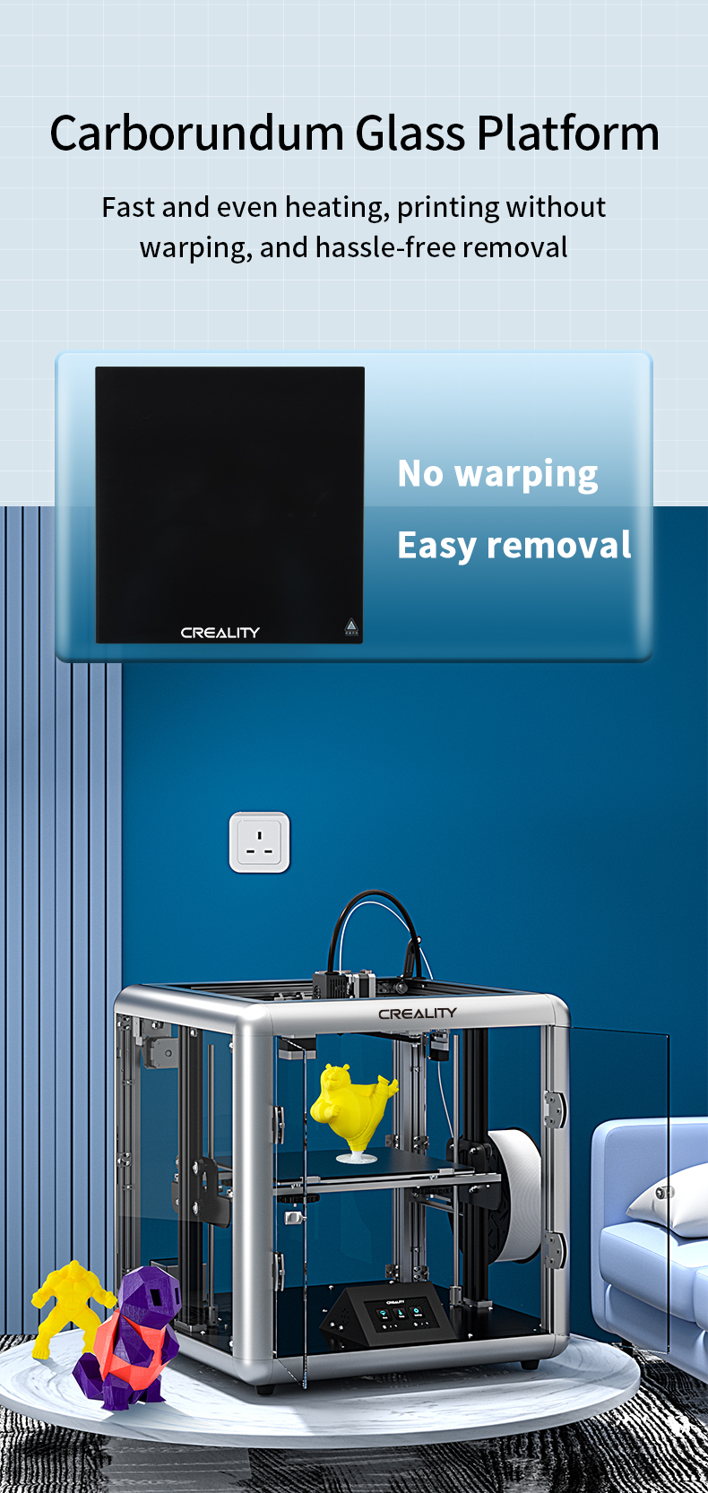 Creality Sermoon D1 Enclosed 3D Printer, Print Volume: 280*260*310