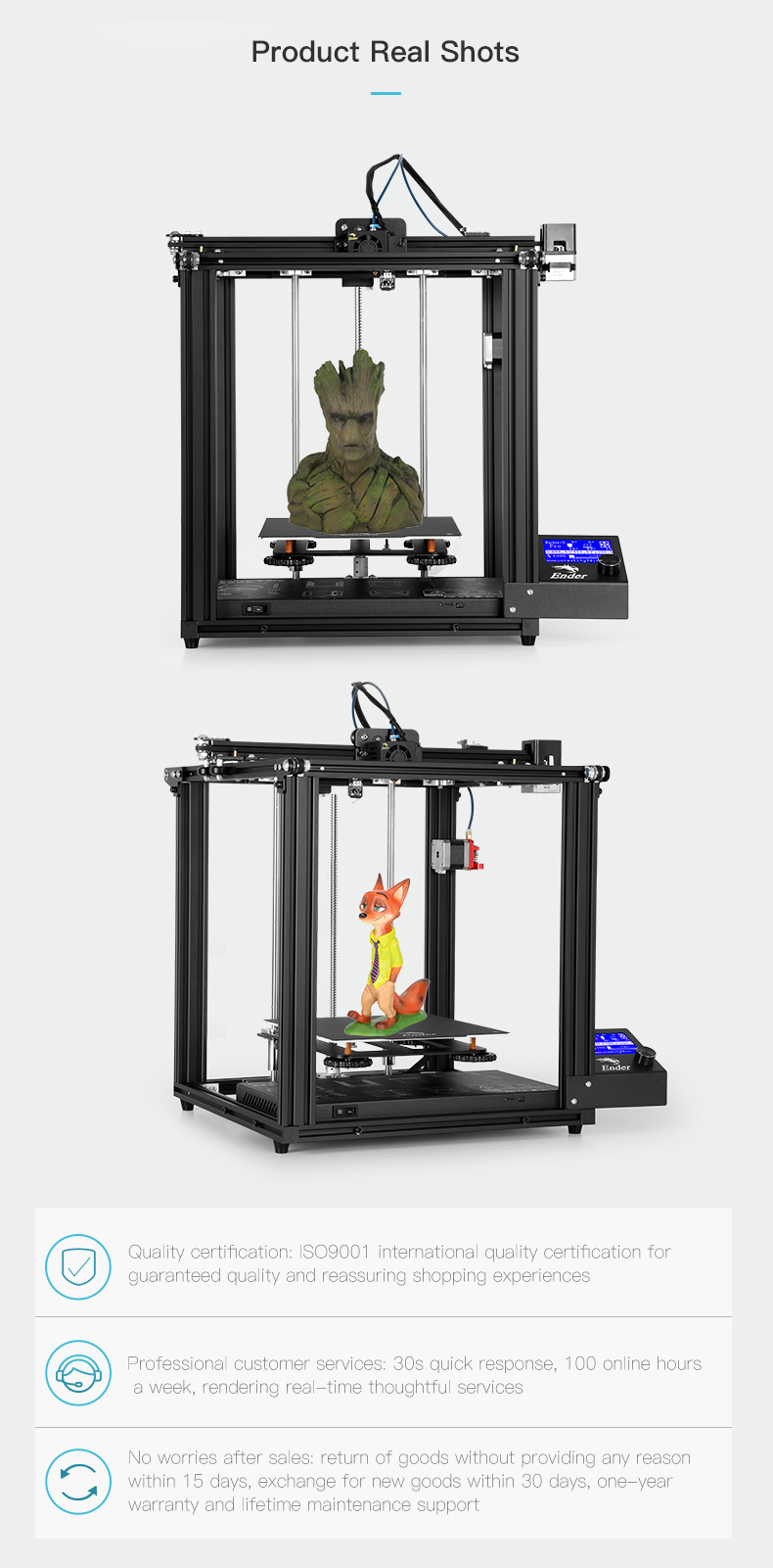 creality ender-5 pro 3d printer