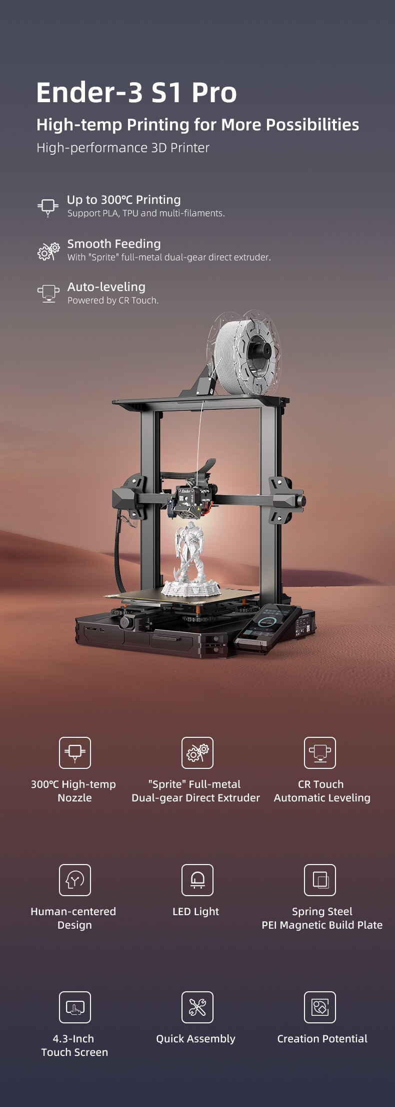 Creality Ender-3 S1 Pro 3d printer