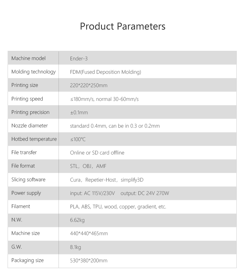 creality Ender-3 3d printer