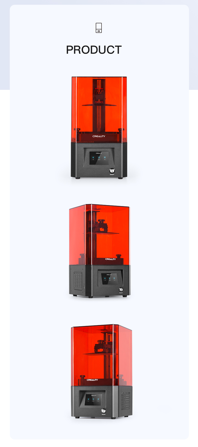 creality ld-002h resin 3d printer