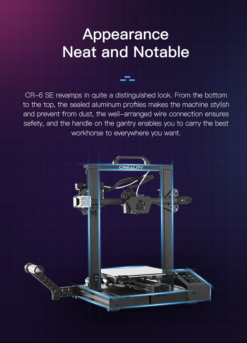 creality cr-6 se 3d printer