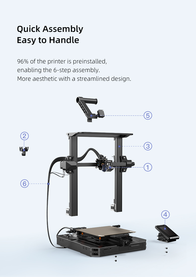 Imprimante Creality Ender-3 S1 Pro 3D